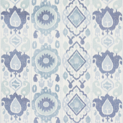 SCHUMACHER  IKATS ELIZIA IKAT PRINTS PRINTS MINERAL AND INDIGO   - 179053