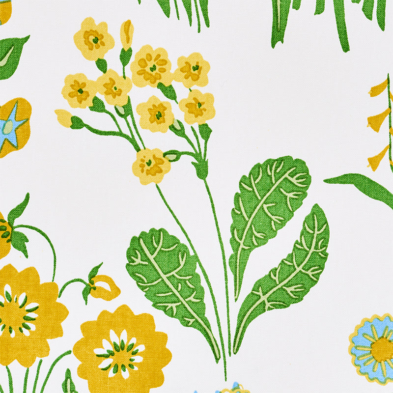 SCHUMACHER FABRIC  Flower Power CARLY   SKY   - 179081