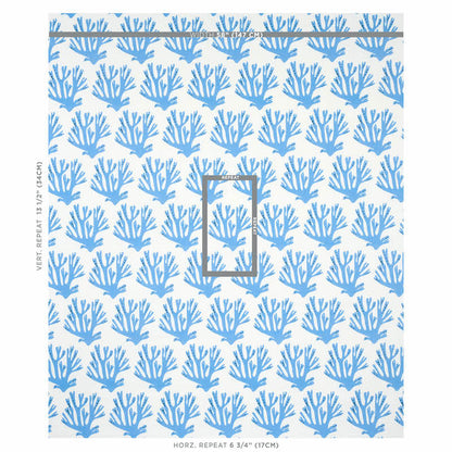 SCHUMACHER  MOLLY MAHON CORAL PRINTS PRINTS BLUE   - 179100