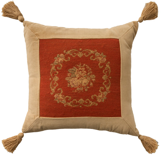 NOURISON HOME   18" x 18" Mina Victory Vintage Rust    - 798019091668