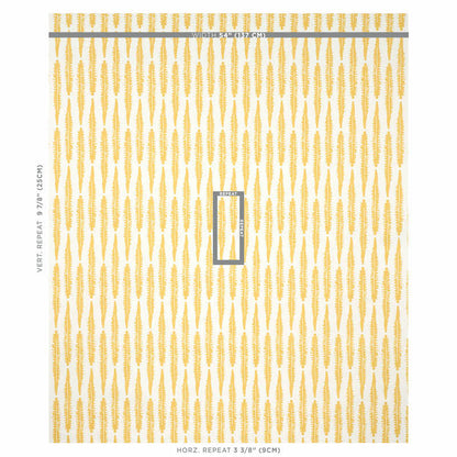 SCHUMACHER  MOLLY MAHON FERN SHEERS & CASEMENTS SHEERS & CASEMENTS MUSTARD   - 179152