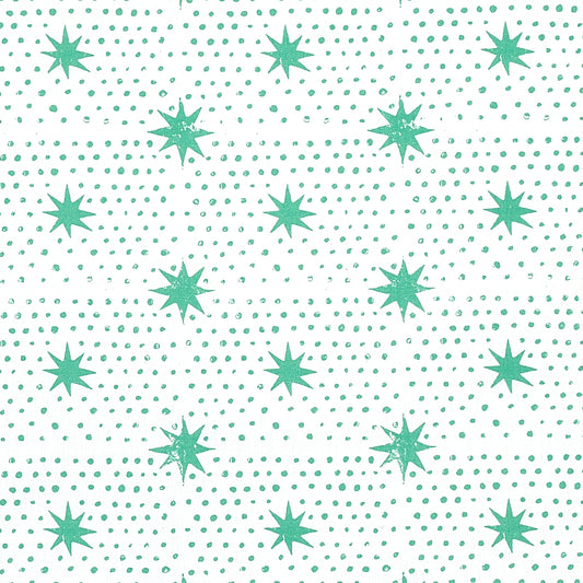 SCHUMACHER  MOLLY MAHON SPOT & STAR PRINTS PRINTS SEA GLASS   - 179161