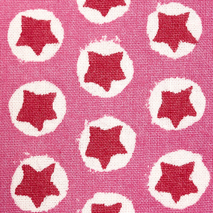 SCHUMACHER  MOLLY MAHON TUK TUK HAND BLOCK PRINT PRINTS PRINTS PINK   - 179220