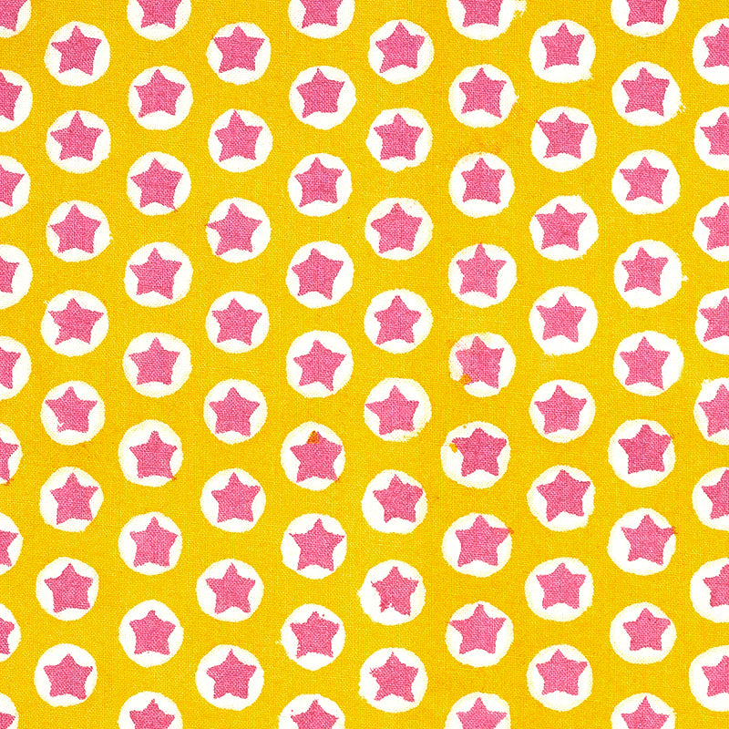 SCHUMACHER  MOLLY MAHON TUK TUK HAND BLOCK PRINT PRINTS PRINTS YELLOW   - 179221