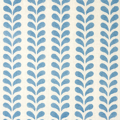SCHUMACHER FABRIC  MOLLY MAHON BINDI HAND BLOCK PRINT   BLUE   - 179270