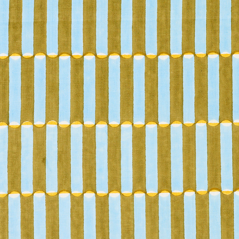 SCHUMACHER  MOLLY MAHON LUNA HAND BLOCK PRINT PRINTS PRINTS KHAKI   - 179282