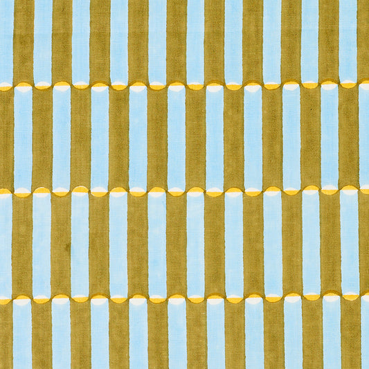 SCHUMACHER  MOLLY MAHON LUNA HAND BLOCK PRINT PRINTS PRINTS KHAKI   - 179282