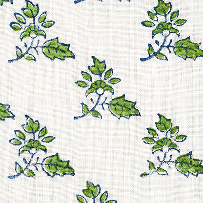 SCHUMACHER  JACARANDA TORBAY HAND BLOCKED PRINT PRINTS PRINTS GREEN   - 179330