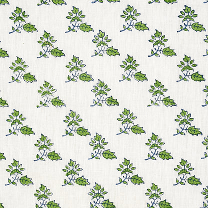 SCHUMACHER  JACARANDA TORBAY HAND BLOCKED PRINT PRINTS PRINTS GREEN   - 179330