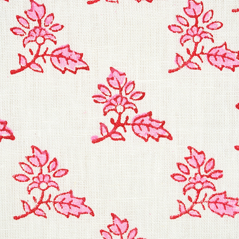 SCHUMACHER  JACARANDA TORBAY HAND BLOCKED PRINT PRINTS PRINTS PINK   - 179332