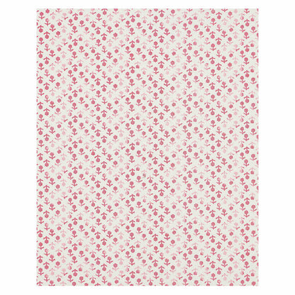 Cream background with a repeating pink floral pattern; decorative print suitable for wrapping or craft.