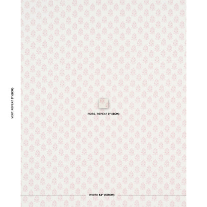 SCHUMACHER  A LOVE AFFAIR ADITI HAND BLOCKED PRINT PRINTS PRINTS BLUSH   - 179365