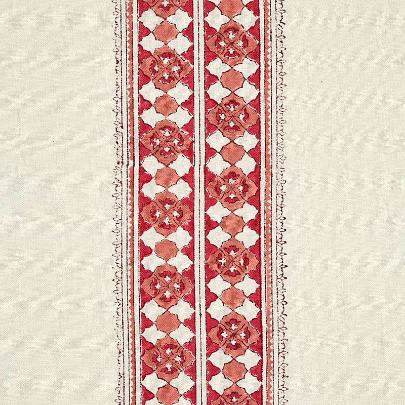 SCHUMACHER  JACARANDA AMIRA HAND BLOCKED PRINT PRINTS PRINTS DUSTY ROSE   - 179372