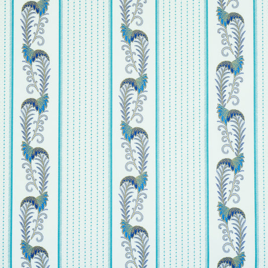 SCHUMACHER  RIVE GAUCHE ALEKSY STRIPE PRINTS PRINTS TEAL   - 179381