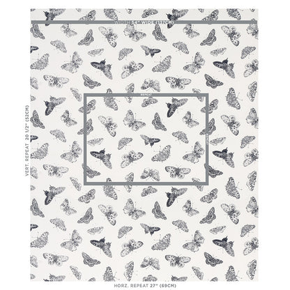 SCHUMACHER  MISTERIOSO BURNELL BUTTERFLY PRINTS PRINTS BLACK   - 179430