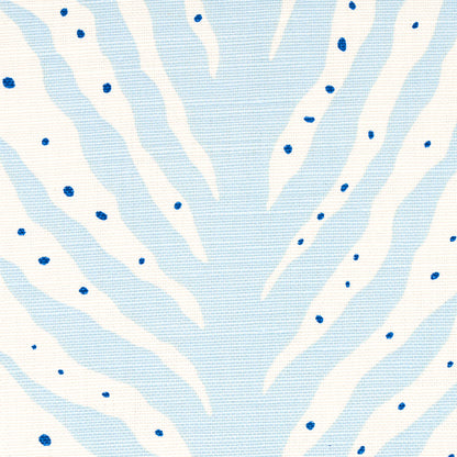 SCHUMACHER FABRIC  HAPPY TOGETHER CREEPING FERN PRINT   SLUMBER BLUE   - 179480