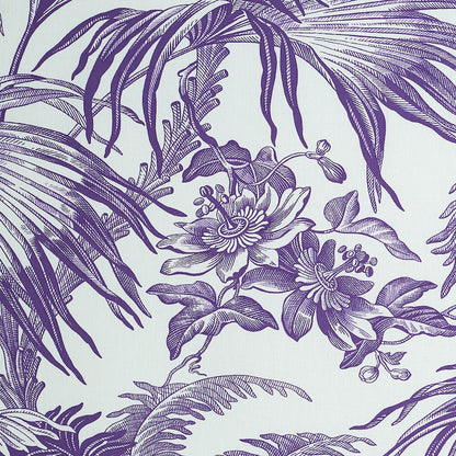 SCHUMACHER  JILL LASERSOHN TOILE TROPIQUE PRINTS PRINTS PURPLE   - 179512