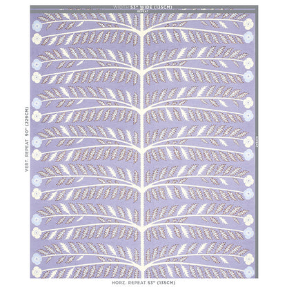 SCHUMACHER  NEISHA CROSLAND THISTLE PRINTS PRINTS LAVENDER   - 179531