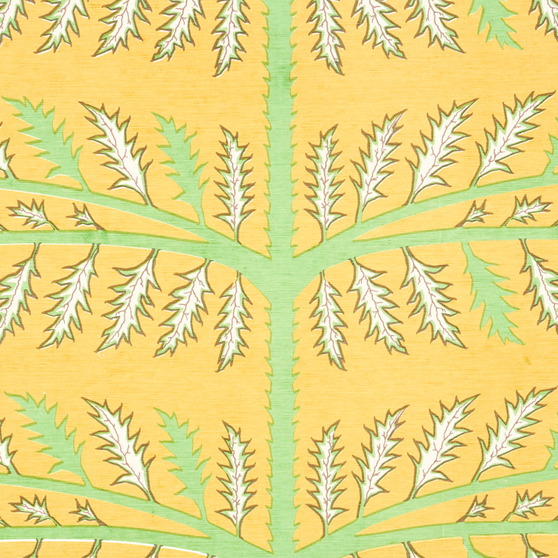 SCHUMACHER  NEISHA CROSLAND THISTLE PRINTS PRINTS MUSTARD   - 179532