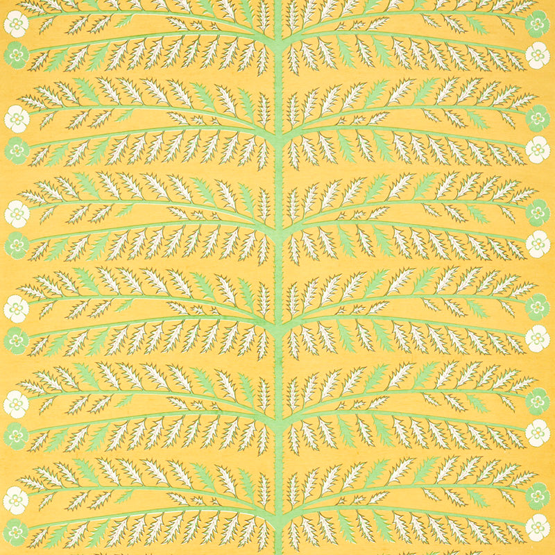 SCHUMACHER  NEISHA CROSLAND THISTLE PRINTS PRINTS MUSTARD   - 179532