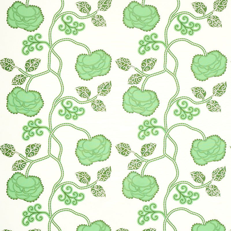 SCHUMACHER  NEISHA CROSLAND QUEEN FRUIT CHINTZ PRINTS PRINTS JADE   - 179540