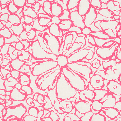 SCHUMACHER FABRIC  HAPPY TOGETHER SIDONIE   MAGENTA   - 179552