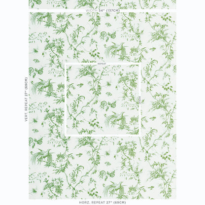 SCHUMACHER  JILL LASERSOHN TOILE DE LA PRAIRIE PRINTS PRINTS GREEN   - 179571