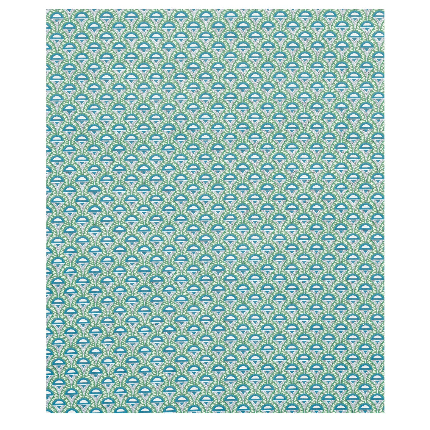 SCHUMACHER  COPACABANA ABELINO PRINTS PRINTS GREEN , PEACOCK   - 179582