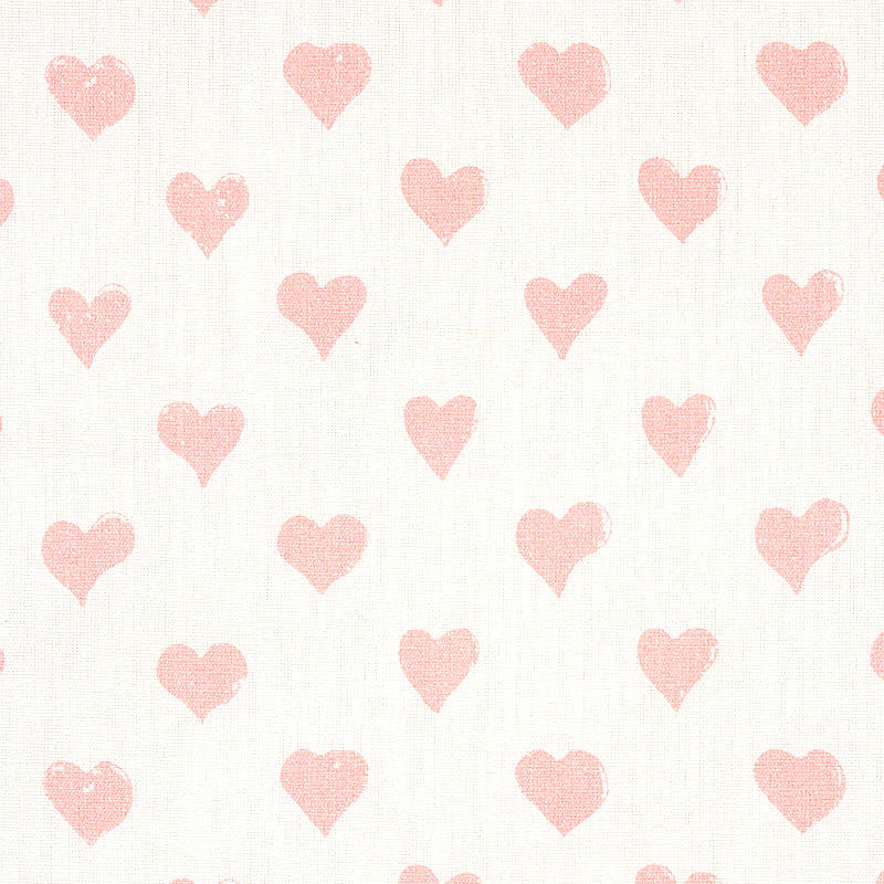 SCHUMACHER FABRIC  MOLLY MAHON HEARTS   PINK   - 179590