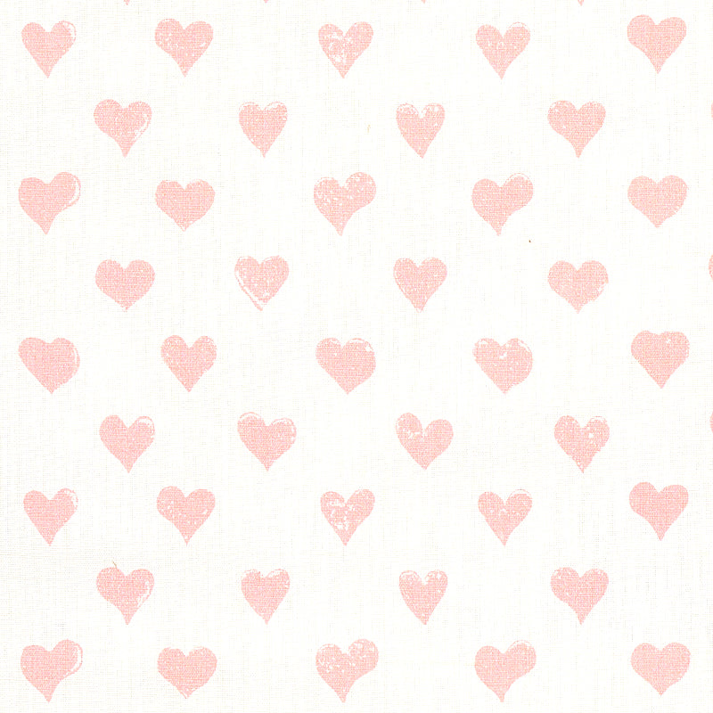 SCHUMACHER FABRIC  MOLLY MAHON HEARTS   PINK   - 179590