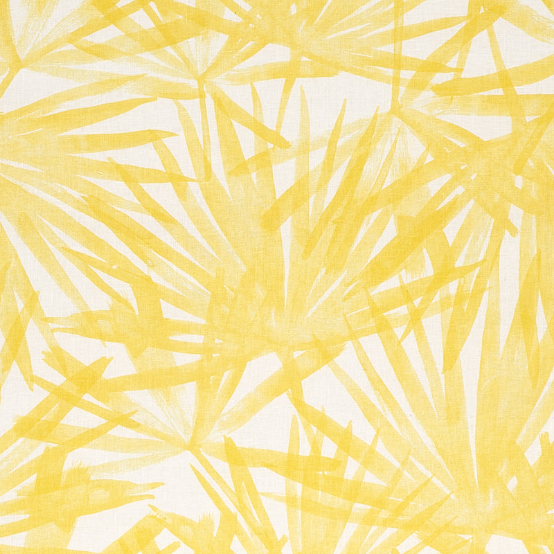 SCHUMACHER  NATURA SUNLIT PALM LINEN PRINTS PRINTS YELLOW   - 179602