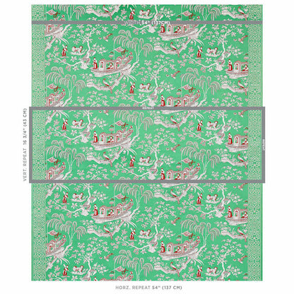 SCHUMACHER  SCHUMACHER CLASSICS MATSUDANA PRINTS PRINTS JADE   - 179610