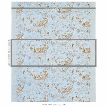 SCHUMACHER  SCHUMACHER CLASSICS MATSUDANA PRINTS PRINTS BLUE   - 179611