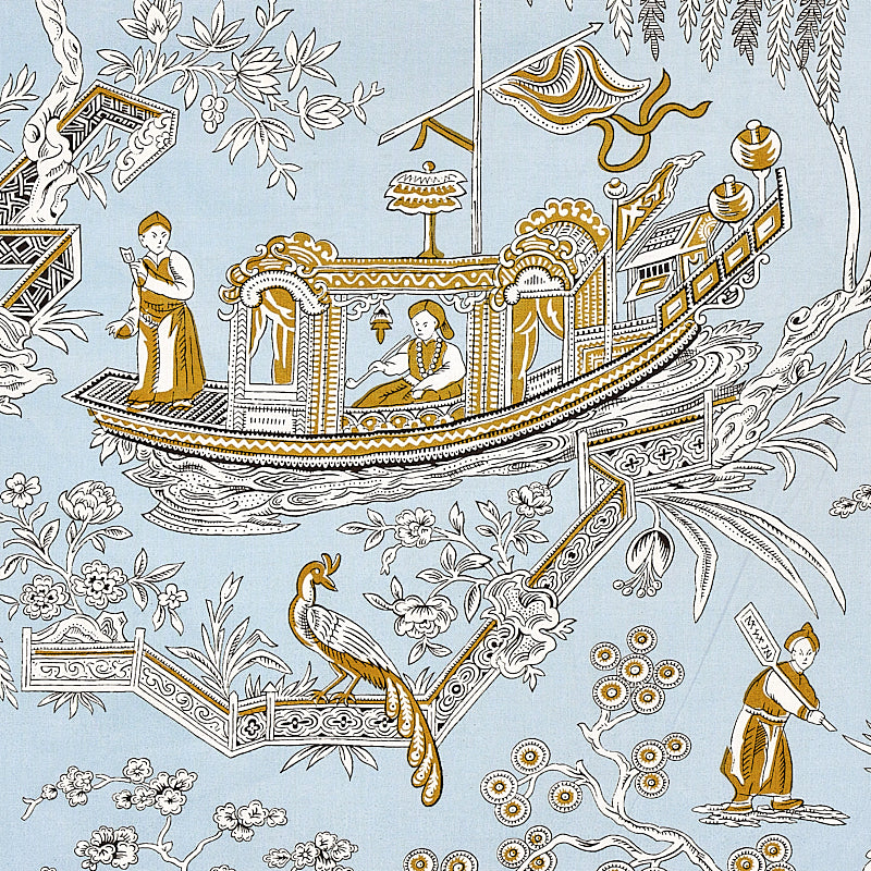 SCHUMACHER  SCHUMACHER CLASSICS MATSUDANA PRINTS PRINTS BLUE   - 179611