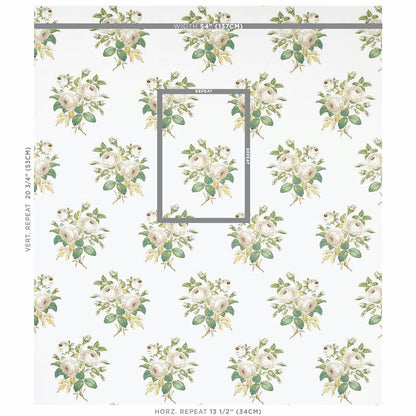 SCHUMACHER  SCHUMACHER CLASSICS LOUDON ROSE PRINTS PRINTS IVORY   - 179630