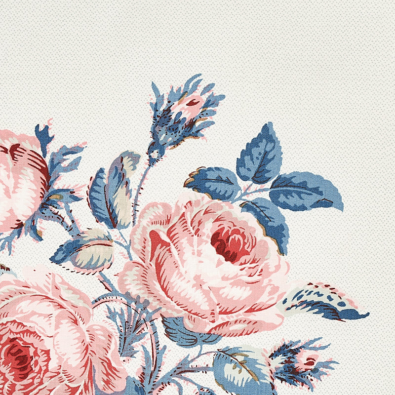 SCHUMACHER  SCHUMACHER CLASSICS LOUDON ROSE PRINTS PRINTS ROSE , BLUE   - 179632
