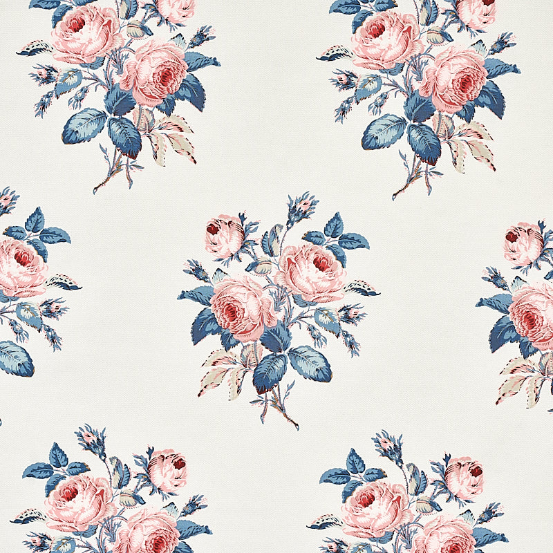SCHUMACHER  SCHUMACHER CLASSICS LOUDON ROSE PRINTS PRINTS ROSE , BLUE   - 179632