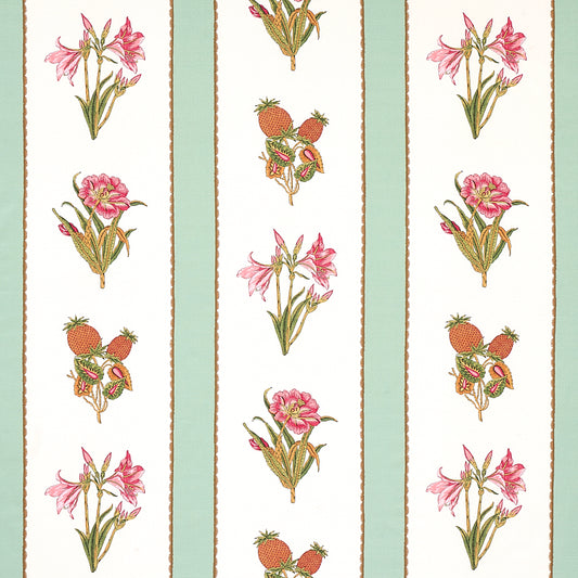 SCHUMACHER  SCHUMACHER CLASSICS SERVILIA STRIPE PRINTS PRINTS AQUA   - 179640