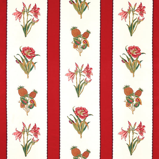 SCHUMACHER  SCHUMACHER CLASSICS SERVILIA STRIPE PRINTS PRINTS RED   - 179641
