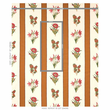 SCHUMACHER  SCHUMACHER CLASSICS SERVILIA STRIPE PRINTS PRINTS CAMEL   - 179642