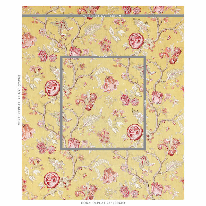 SCHUMACHER  SCHUMACHER CLASSICS JOSEPHINE PRINTS PRINTS OCHRE   - 179650