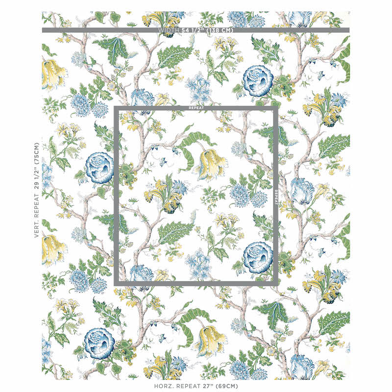 SCHUMACHER  SCHUMACHER CLASSICS JOSEPHINE PRINTS PRINTS BLUE   - 179652