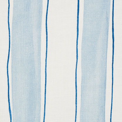 SCHUMACHER FABRIC  PORTER TELEO TRACING STRIPES   SKY   - 179700