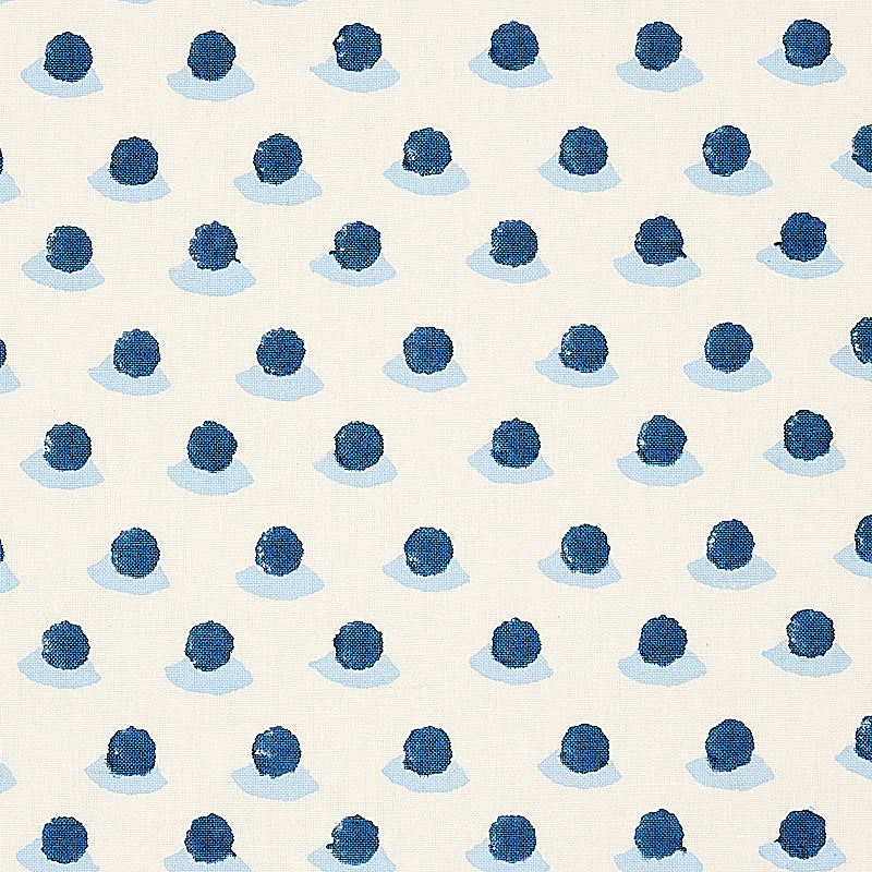 SCHUMACHER  MOLLY MAHON BERRY HAND BLOCK PRINT PRINTS PRINTS INDIGO , SKY   - 179731