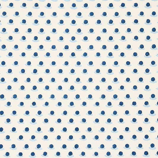 SCHUMACHER  MOLLY MAHON BERRY HAND BLOCK PRINT PRINTS PRINTS INDIGO , SKY   - 179731