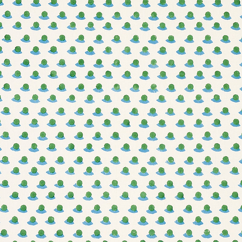 SCHUMACHER  MOLLY MAHON BERRY HAND BLOCK PRINT PRINTS PRINTS GRASS , SKY   - 179732