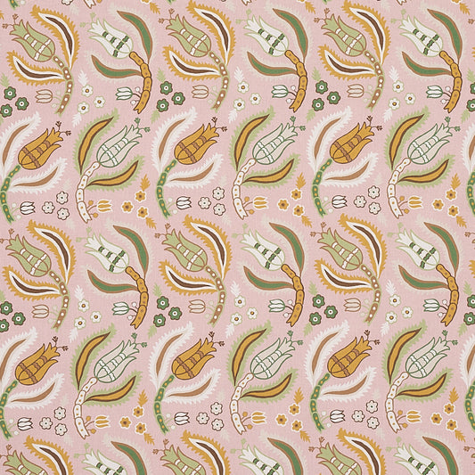 SCHUMACHER  EAST MEETS WEST MALABAR VINE PRINTS PRINTS BLUSH   - 179852