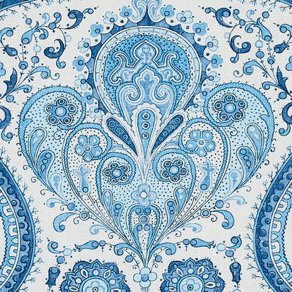 SCHUMACHER  EAST MEETS WEST PAISLEY COURT PRINTS PRINTS BLUE   - 179860