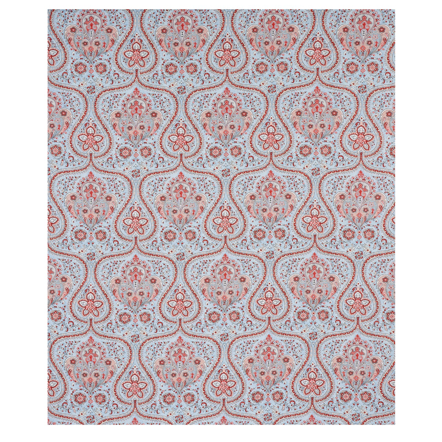 SCHUMACHER  EAST MEETS WEST PAISLEY COURT PRINTS PRINTS SKY , ROSE   - 179861