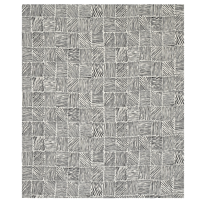 SCHUMACHER  NEW WAVE: BLACK & WHITE KATAMA PRINTS PRINTS BLACK   - 179900